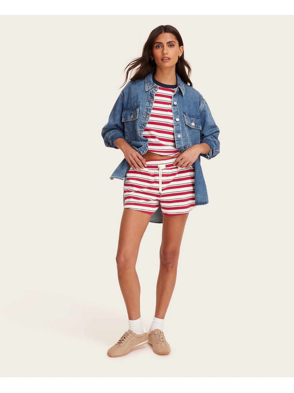 Parke x Target Striped Drawstring Shorts - Picture 2 of 3